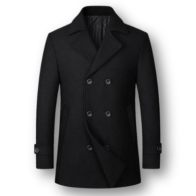 Marcello | Cappotto Doppiopetto Elegante in Lana Premium
