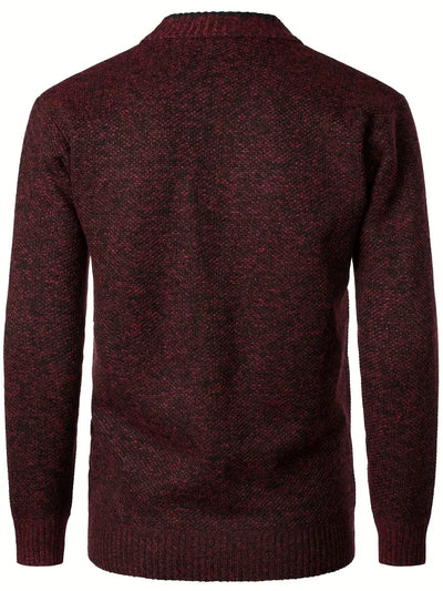 Fulton | Maglione Tricot Casual con Maniche Lunghe