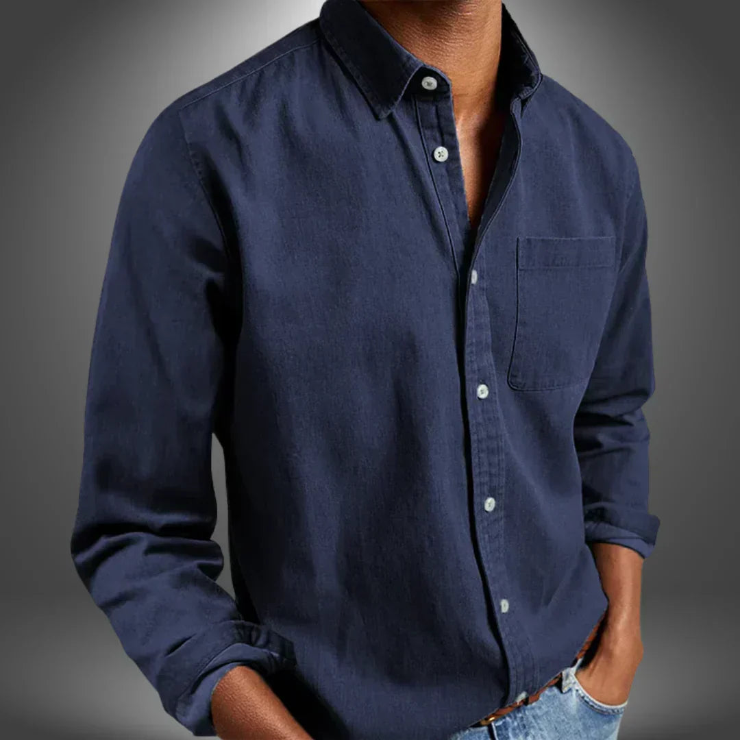 Leonardo | Camicia in Denim Premium