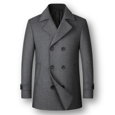 Marcello | Cappotto Doppiopetto Elegante in Lana Premium