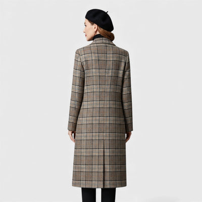 Margaret | Cappotto Classico a Quadri