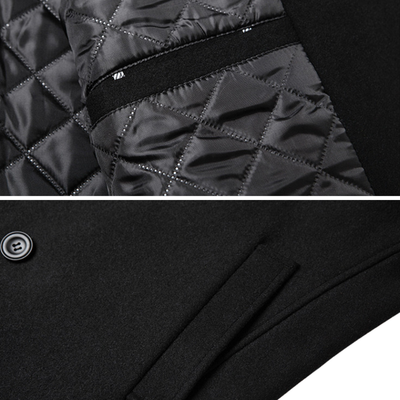 Marcello | Cappotto Doppiopetto Elegante in Lana Premium