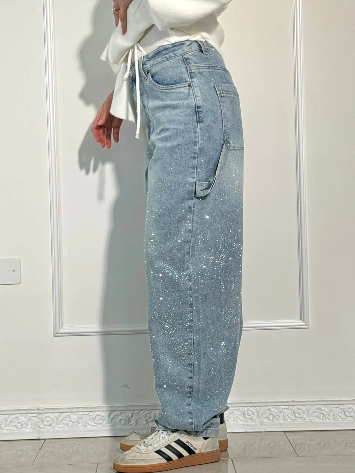 Martina | Jeans a diamante