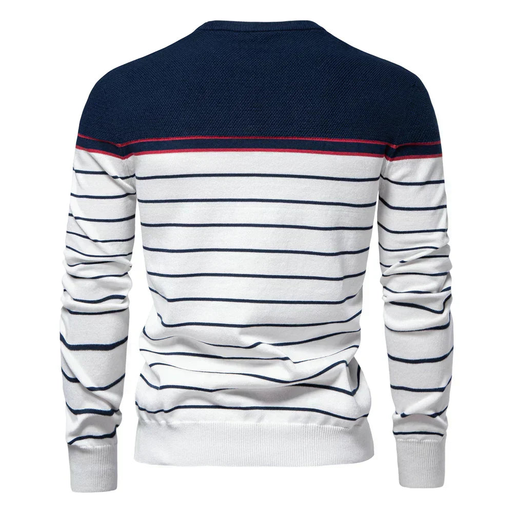 MAGLIONE A RIGHE PER UOMO