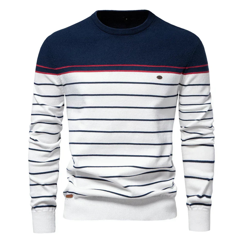 MAGLIONE A RIGHE PER UOMO