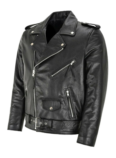 Zavelli | Giacca biker in pelle
