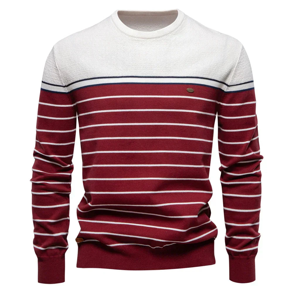 MAGLIONE A RIGHE PER UOMO