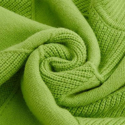 Remmy | Maglione a Collo Alto con Motivo Strutturato