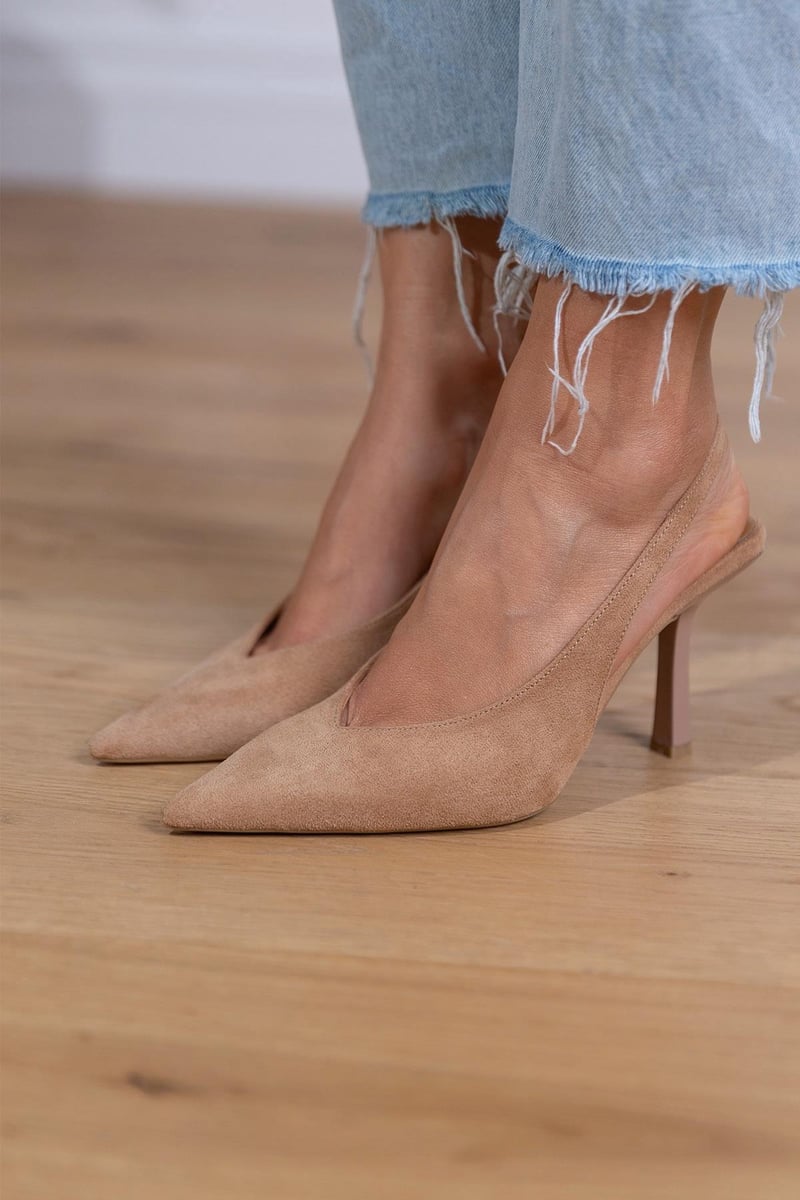 Marlena | Décolleté Slingback Nude